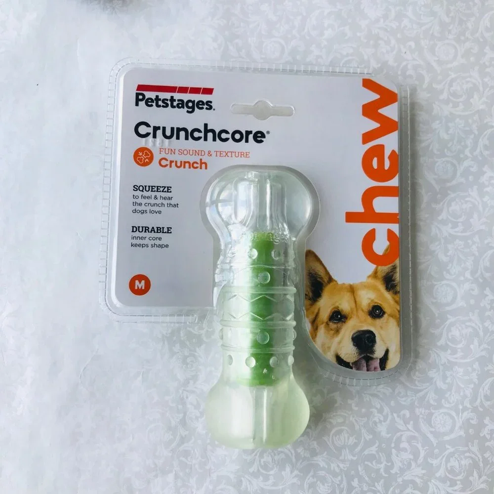 Petstages Crunchcore Chew Squeeze Fun Sound & Texture (Medium) - New